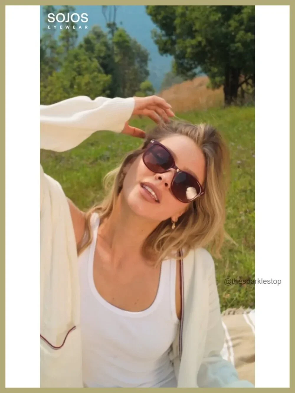 Classic Oversized Square Polarized Sunglasses Women UV400 Retro Driving Shades
